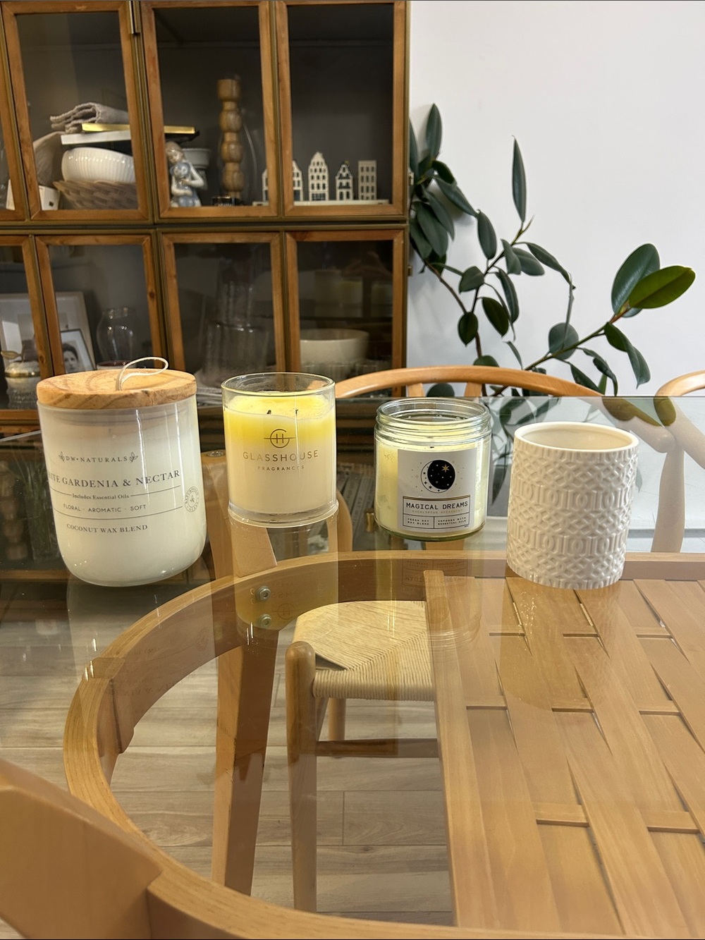 Set of 4 Candles — Home Accent Scent